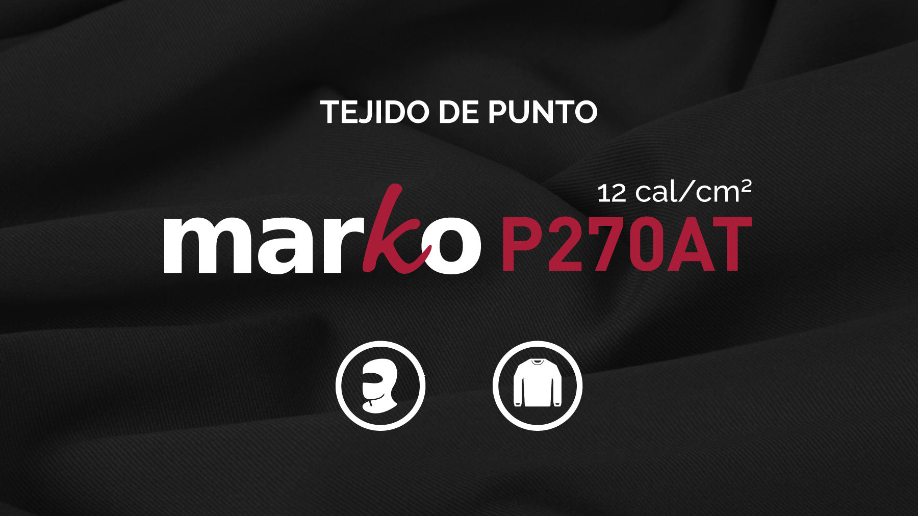 Textil ignífugo Marko P270AT - Venta por rollo y metro
