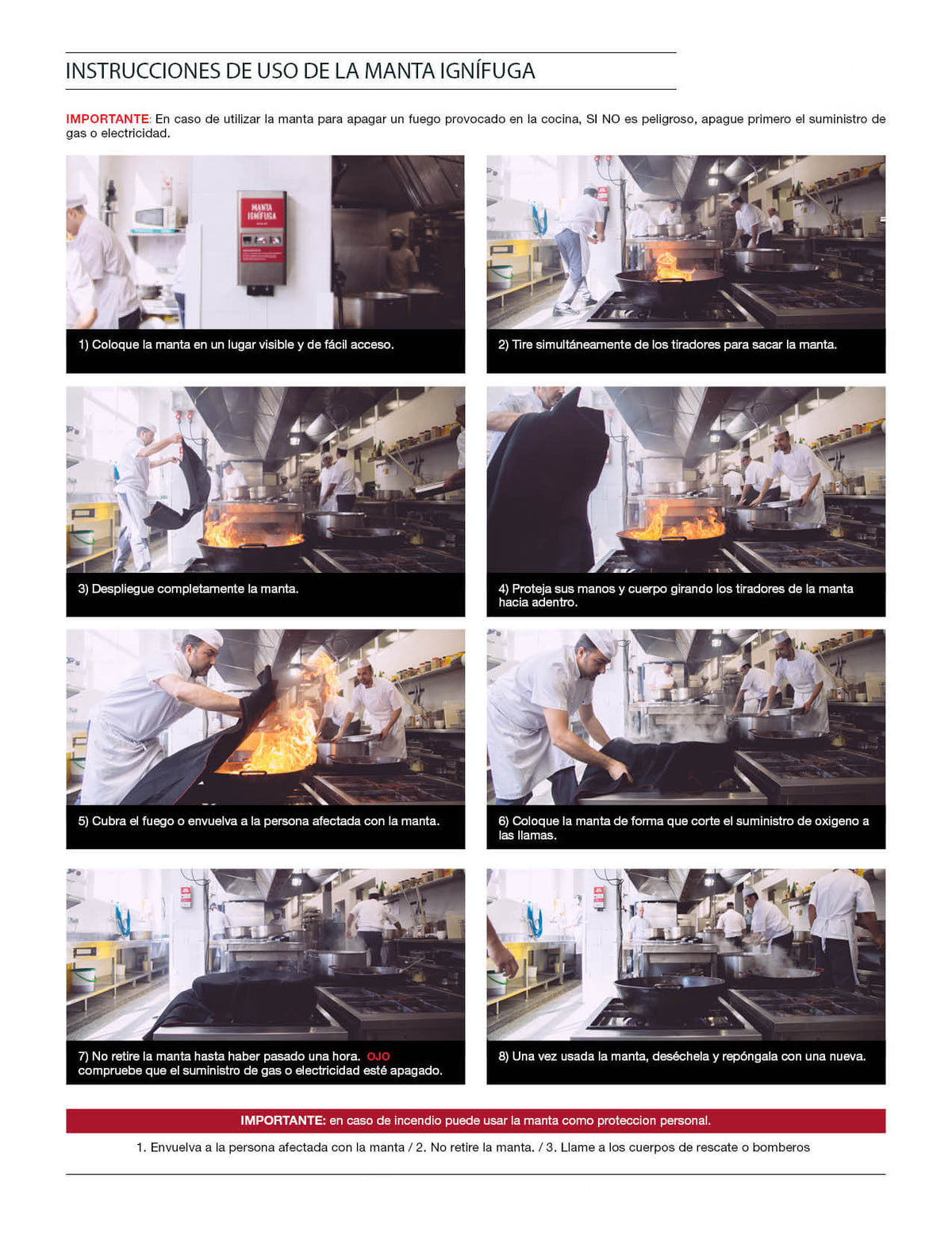 Manta Extintora Ignífuga