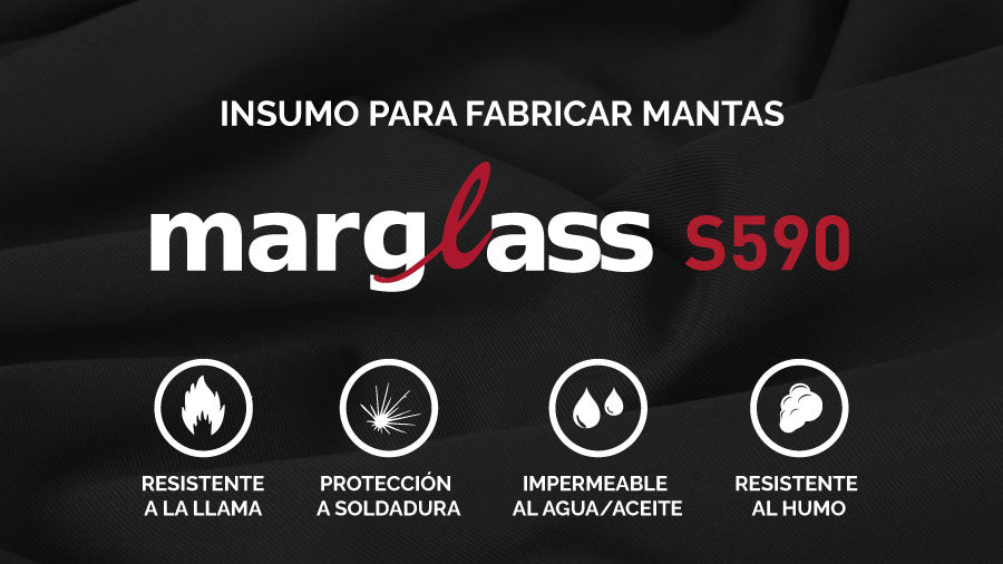 Textil ignífugo Marglass S590