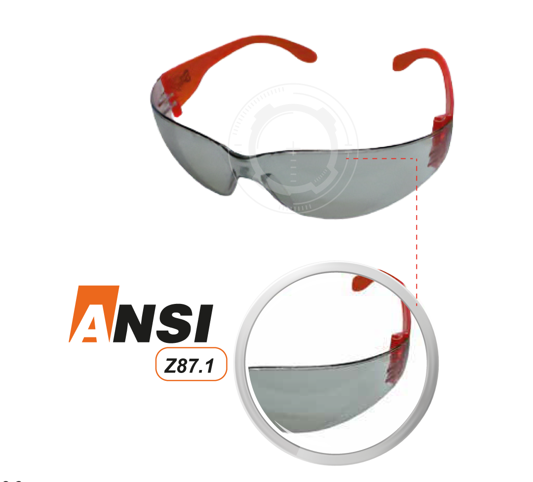 Lente seguridad tipo Sky espejado In/Out