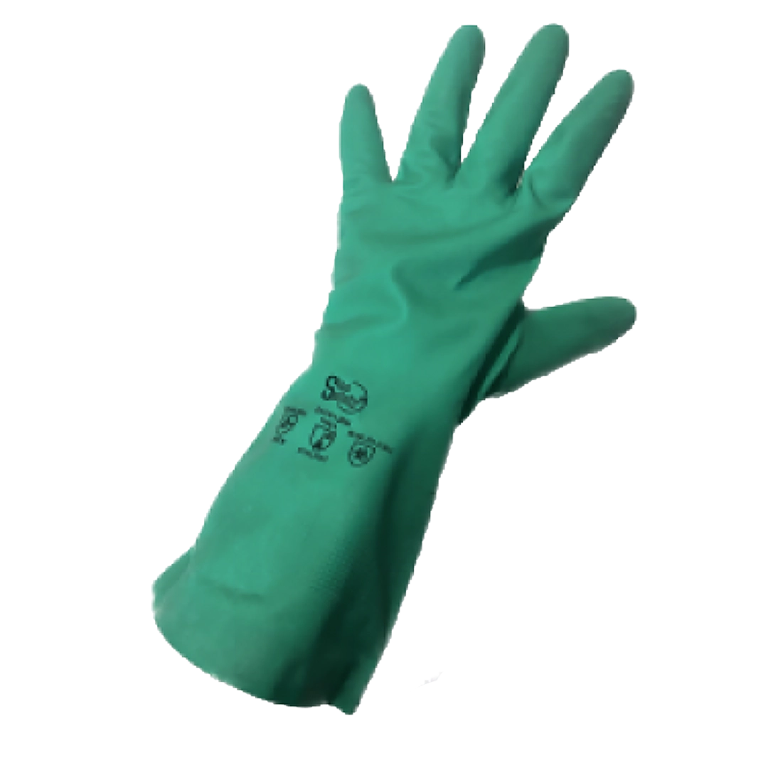 Guantes nitrilo-flock