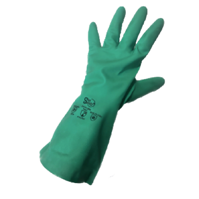 Guantes nitrilo-flock