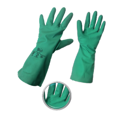 Guantes nitrilo-flock