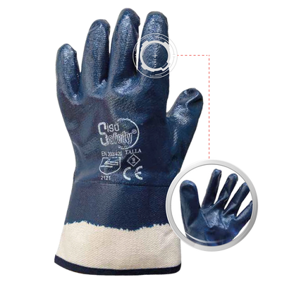 Guante Nitrilo Puño abierto