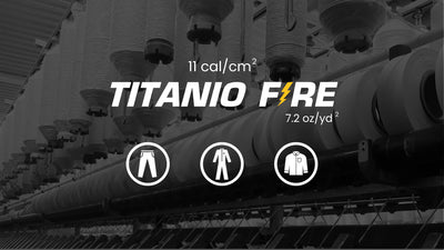Textil ignífugo Titanio Fire - Venta por metro