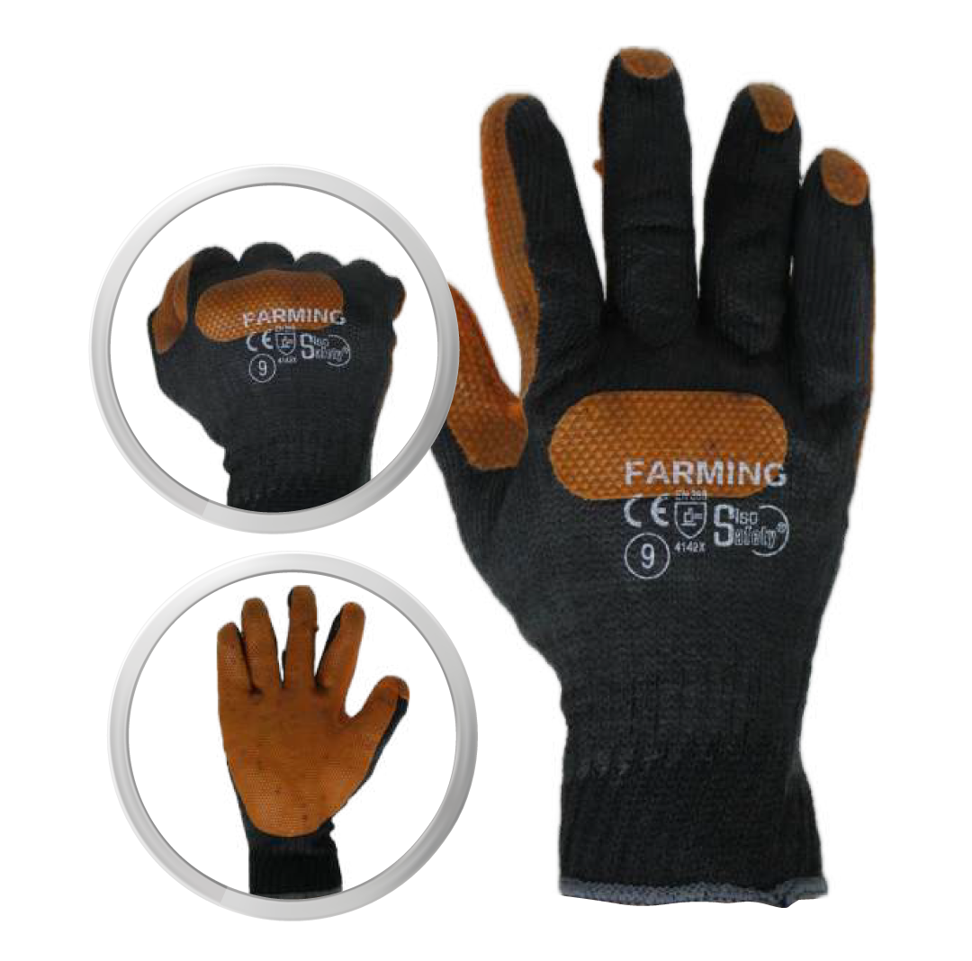Guante Hilaza - Latex Laminado Farming
